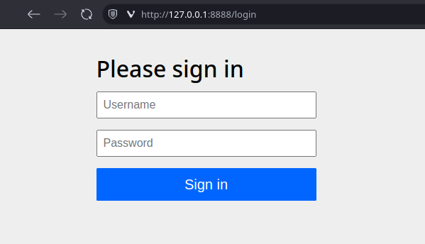 login-webpage